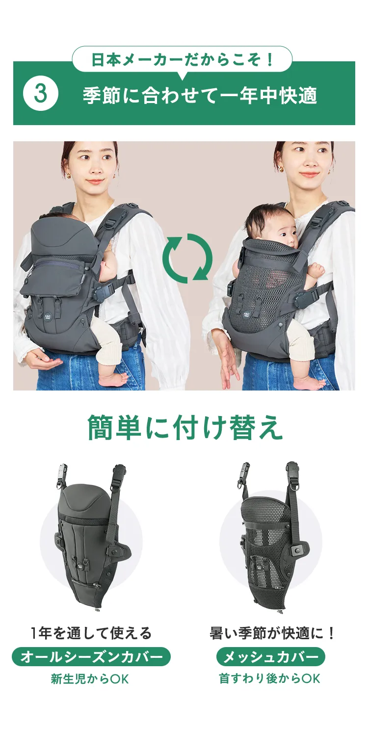 エアバギーの抱っこ紐徹底比較！