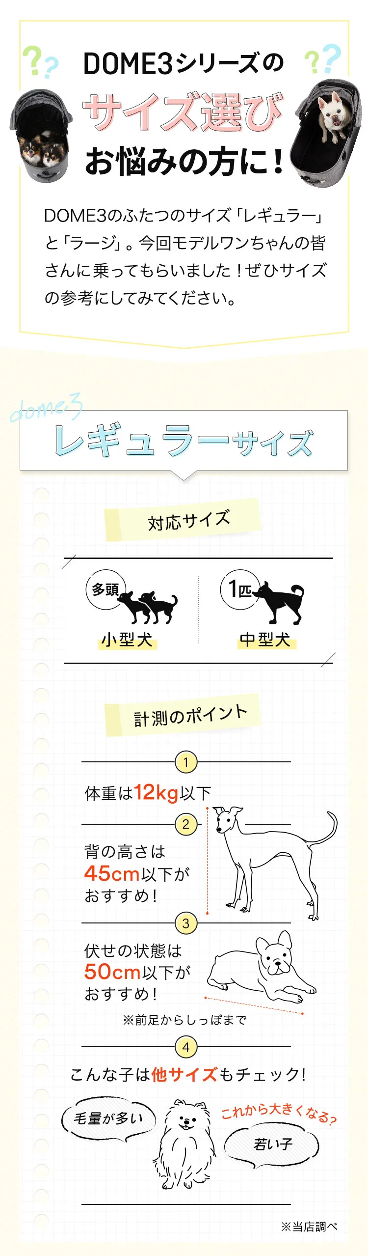 エアバギー ドーム3 レギュラーサイズ コット（デニム）-