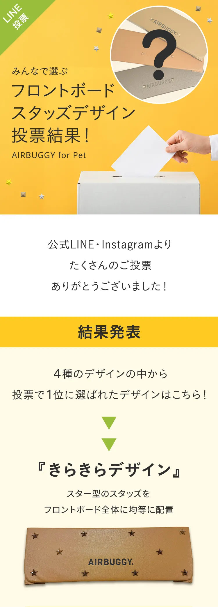 エアバギー スタッズ投票