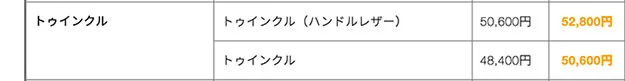 価格改定のお知らせ
