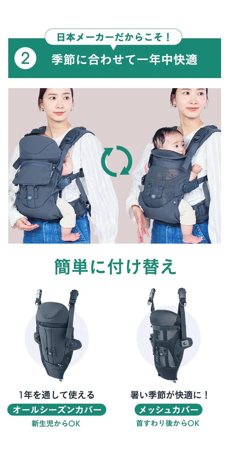 エアバギーキャリア コンフォ 抱っこ紐