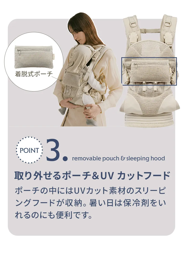 エアバギーキャリア テンポ メッシュ 抱っこ紐