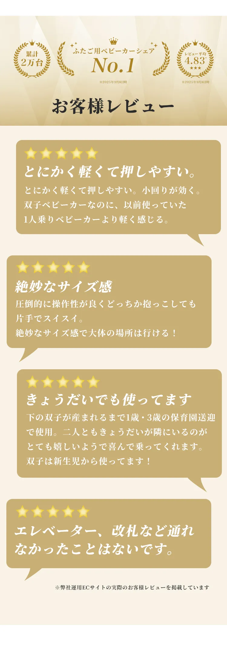 新生児から使える双子用ベビーカーエアバギー「フロムバース ダブル」