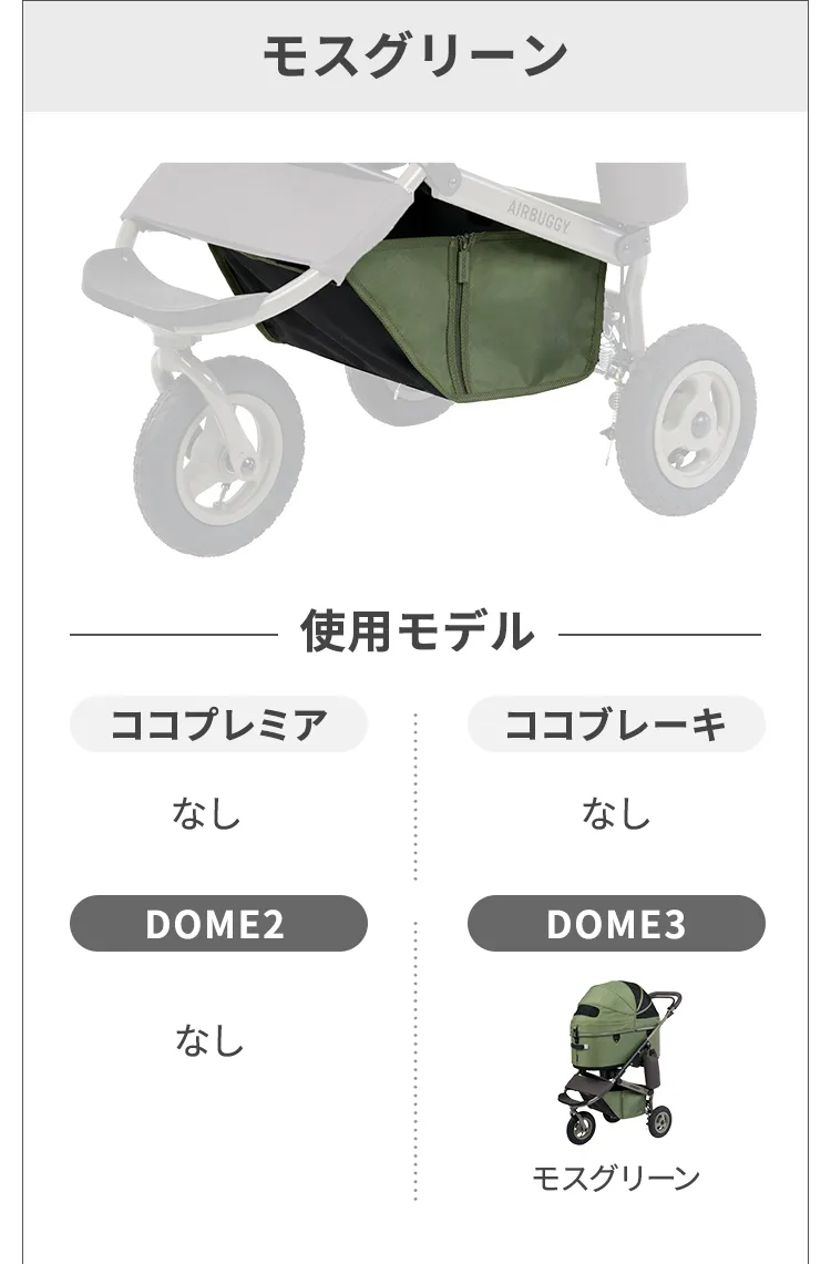 エアバギーフロムバースシリーズ専用ショッピングバスケット