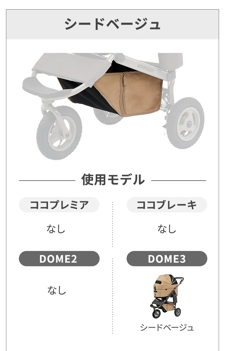 エアバギーフロムバースシリーズ専用ショッピングバスケット