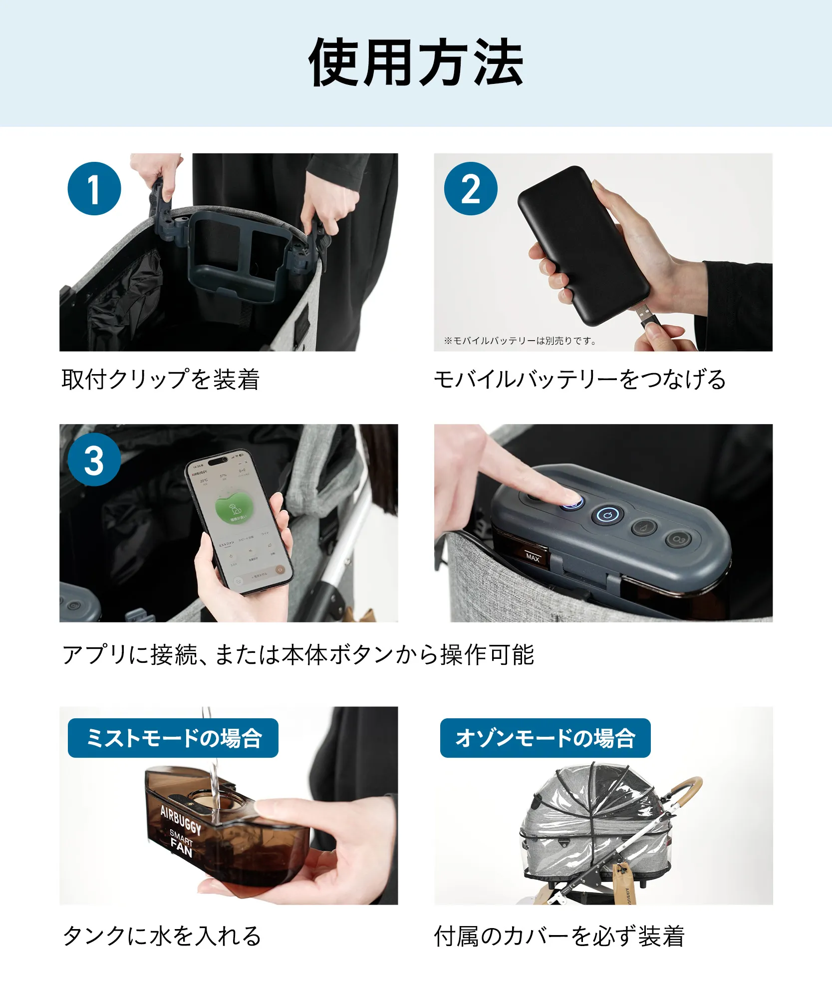 エアバギー スマートファン プラス AI