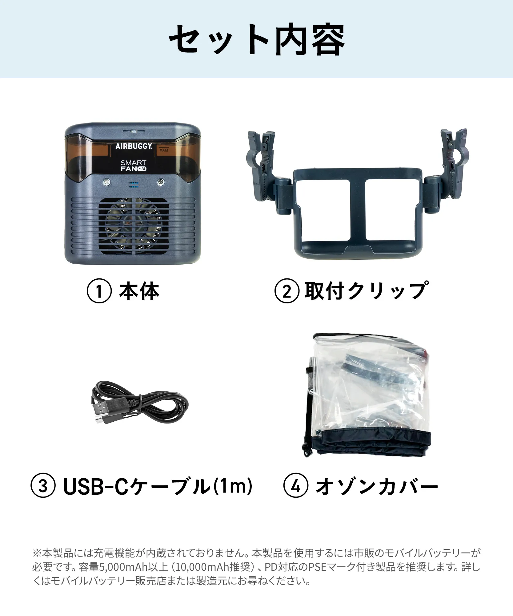 エアバギー スマートファン プラス AI