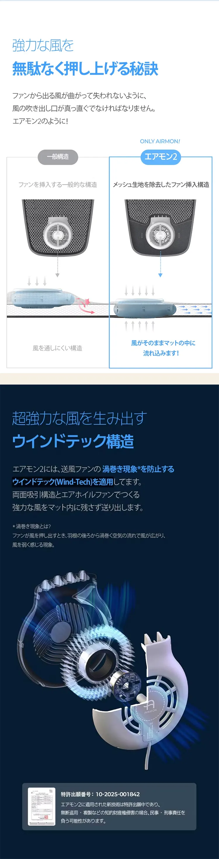 ファン付きクーリングマット エアモン2 プレミアム