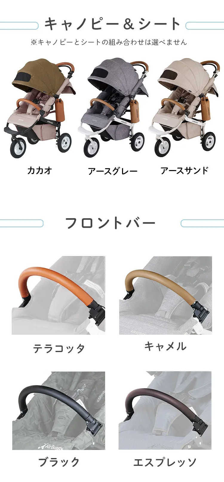 ドッグカートからココブレーキフロムバースベビーカーへの着せ替え