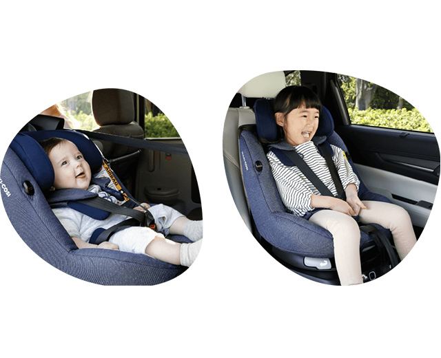 4歳まで確実に乗れるゆったりシートサイズ