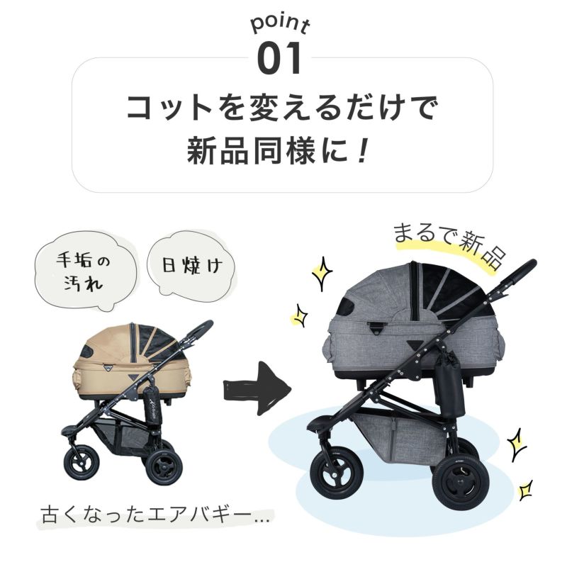 AIRBUGGYエアバギー ドーム2 Mサイズコット(アースブルー) | gulatilaw.com