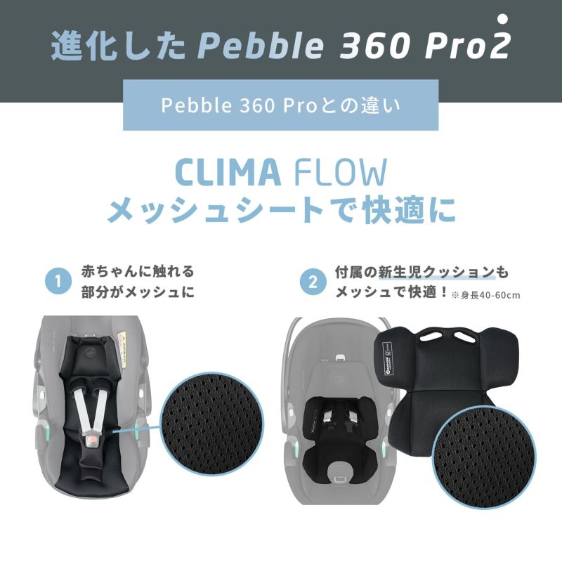 マキシコシ ペブル360 PRO2 ベースセット ブラック エアバギー 楽天市場】＼最新モデル／ マキシコシ ペブル360プロ2 ベース